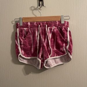 Tie Dye Drawstring Active Shorts for Girls